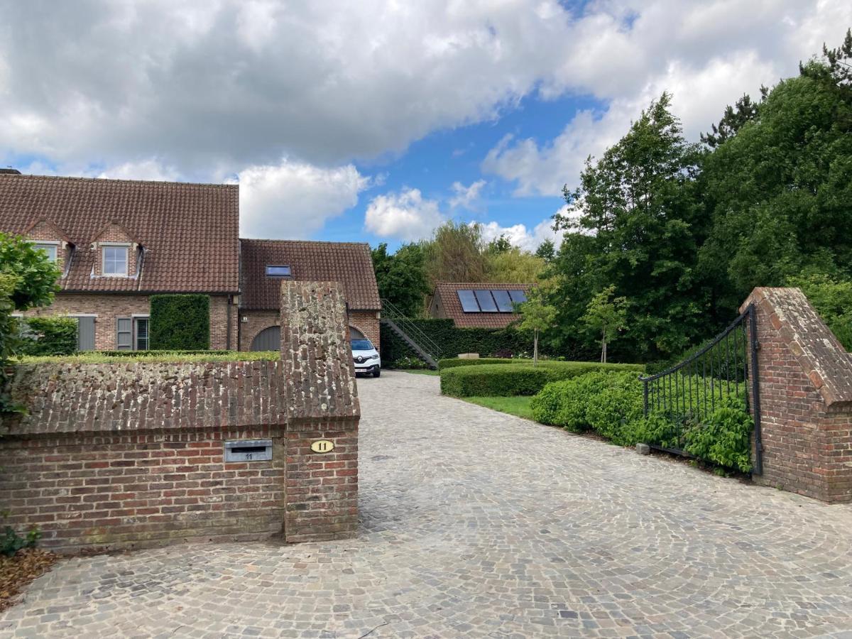 Rustig Appartement In Het Groen Met Terras Kontich エクステリア 写真